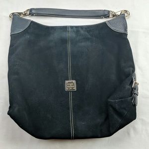 Dooney & Bourke Black Suede Handbag